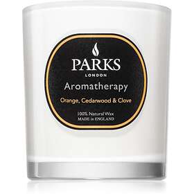 Parks London Aromatherapy Orange, Cedarwood & Clove doftljus 220g