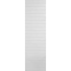 Garderobsdörr Pärlspårad liggande