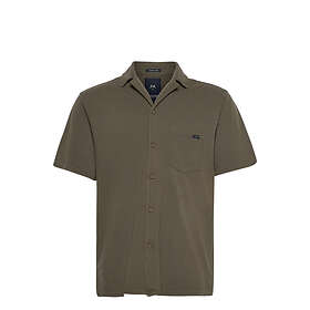 Lindbergh Garment Dyed Piqué S/S Shirt (Herre)