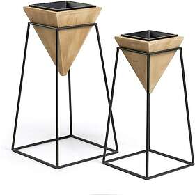 LaForma Star Blomkrukor 43x83cm 2-pack