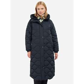 Barbour Nagril Long Quilted Hooded Coat (Dame)
