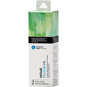 Cricut Infusible Ink överföringsark 2-pack (green watercolor)