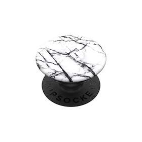 PopSockets Swappable PopGrip Dove White Marble