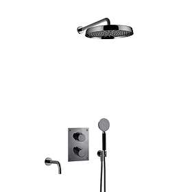 Tapwell Innbyggingsdusj ARM7368 (Svart Krom)