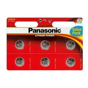 Panasonic CR2016 6-pack
