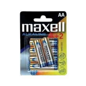 Maxell AA/R6 6 pack