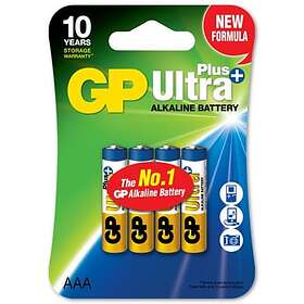 GP Batteries Ultra Plus AAA/LR03 4-pack