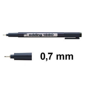Edding 1880 Fineliner 0,07mm svart