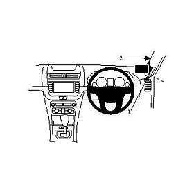 Brodit 604581 proClip fordonshållare Right Mount Tillverkad i pour Alfa SWEDEN Romeo Högermonterad för Giulietta 10–14 högerstyrda passar al