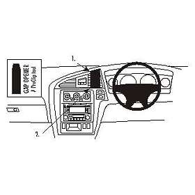 Brodit proClip 652959 mittmontering Center för Mount Nissan pour Pathfinder 01-04 2001–2004