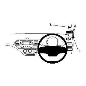 Brodit proClip 604700 höger Right Mount montering pour för Nissan tiida modèles Latio 12-14 12–14