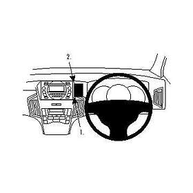 Brodit proClip 654475 mittmontering Center Mount för Honda pour Odyssey 10-13 10–13