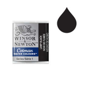 Winsor & Newton Cotman Akvarellfarger Lamp Black 337 1.7ml