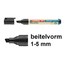 Edding EcoLine 32 Blädderblockspenna 1,0-5,0mm (svart)