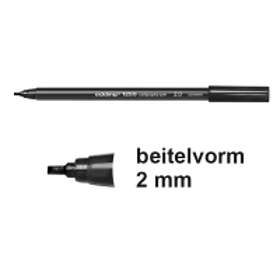 Edding 1255 Kalligrafipenna 2,0mm (svart)