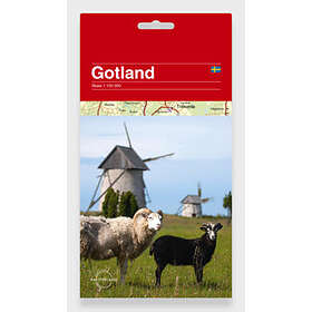 Gotland karta 1:100 000 Kartförlaget
