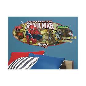 RoomMates Väggdekor Marvel Ultimate Spider-Man Spiderman Headboard Peel and Stick Giant Wall Decal RMK1797GM