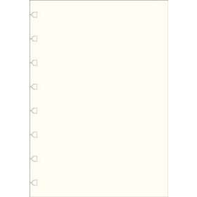 Filofax A5 Notebook refill plain paper white