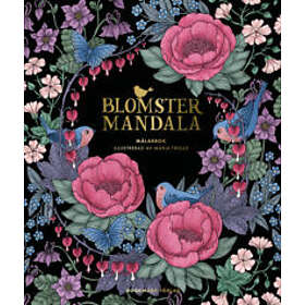 Blomstermandala : målarbok