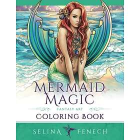 Mermaid Magic Fantasy Art Coloring Book