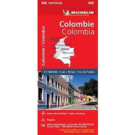Colombia Michelin National Map 806