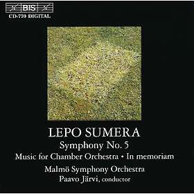 Malmö Symphony Orchestra Sumera: No 5;Music for Chamber etc CD