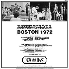 Family Boston 1972 LP