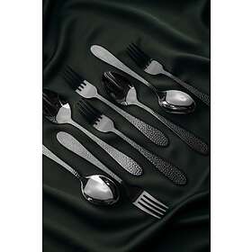 Vargen & Thor Onyx Dessert/förrättsbestick (8 Delar)