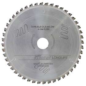 Longlife Luna Tools Cirkelsågblad SÅGKLINGA HM 216x30 Z48 212560700