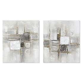 DKD Home Decor Tavla Abstrakt Modern (50 x 2,5 60 cm) (2 antal)