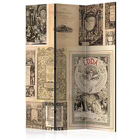 Arkiio Rumsavdelare Vintage Books 135x172 cm A3-PARAVENTtc0087
