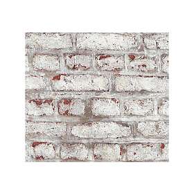 A.S. Creation Sten Tapet Ovävd Vit Brun Grå