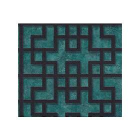 A.S. Creation Geometric Tapet Asian Fusion Ovävd Blå