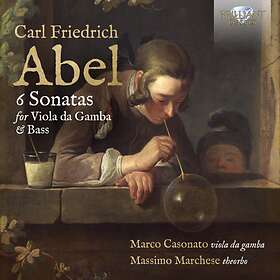 Marco Casonato Abel: 6 Sonatas For Viola Da Gamba & Bass CD