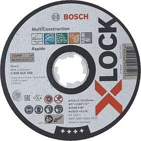 Bosch Multi Construction Kapskiva X-LOCK 125 × 1 22.23 mm 2608619269 ACS60V
