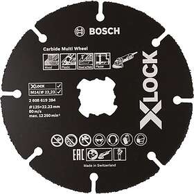 Bosch Kapskiva Carbide Multi Wheel X-Lock HM × 125x22.23mm