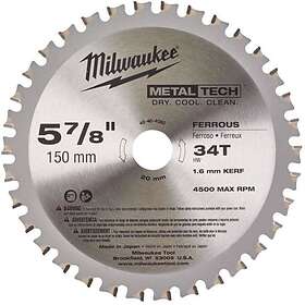 Milwaukee 48404080 Sågklinga 150x20mm, 34T