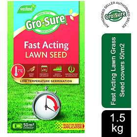 Westland Gro-Sure Fast Acting Lawn Seed 50m²