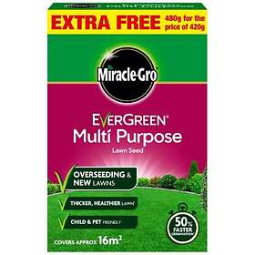 MiracleGro Evergreen Multi Purpose Lawn Seed 16m2