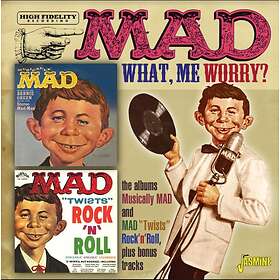 MAD Magazine What, Me Worry? The Albums Musically And Twists Rock 'n' Roll Plus Bonus Tracks CD