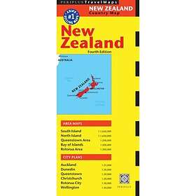 New Zealand Travel Map Fourth Edition