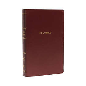 NKJV, Gift and Award Bible, Leather-Look, Burgundy, Red Letter, Comfort Print