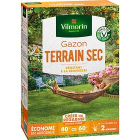 Vilmorin Graines de gazon Terrain Sec 1kg 40-60m²