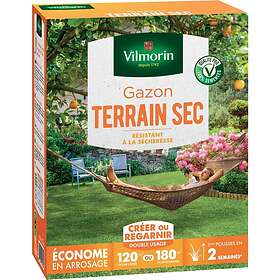 Vilmorin Graines de gazon Terrain Sec 3kg 120-180m²