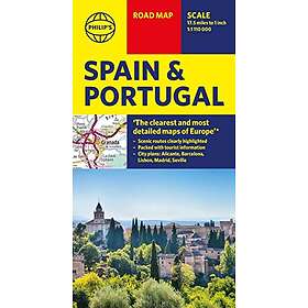 Philip's Spain and Portugal Road Map