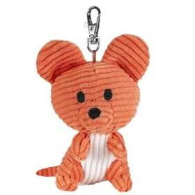 Mjukdjur mus Piip velvet 8,5cm med clip