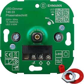 Ehmann T46 LED-dimmer framkant, 15-150 W