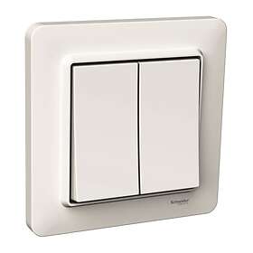 Schneider Electric Exxact Basic WDE002916 Strömbrytare kronomkopplare, vit