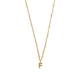 Orelia Initial F Satellite Chain Smykke