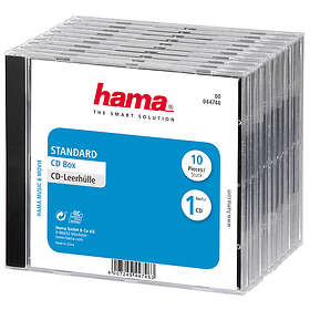 Hama CD-Rekvisita CD-Box Standard 10-Pack (Jewel Case Cover)